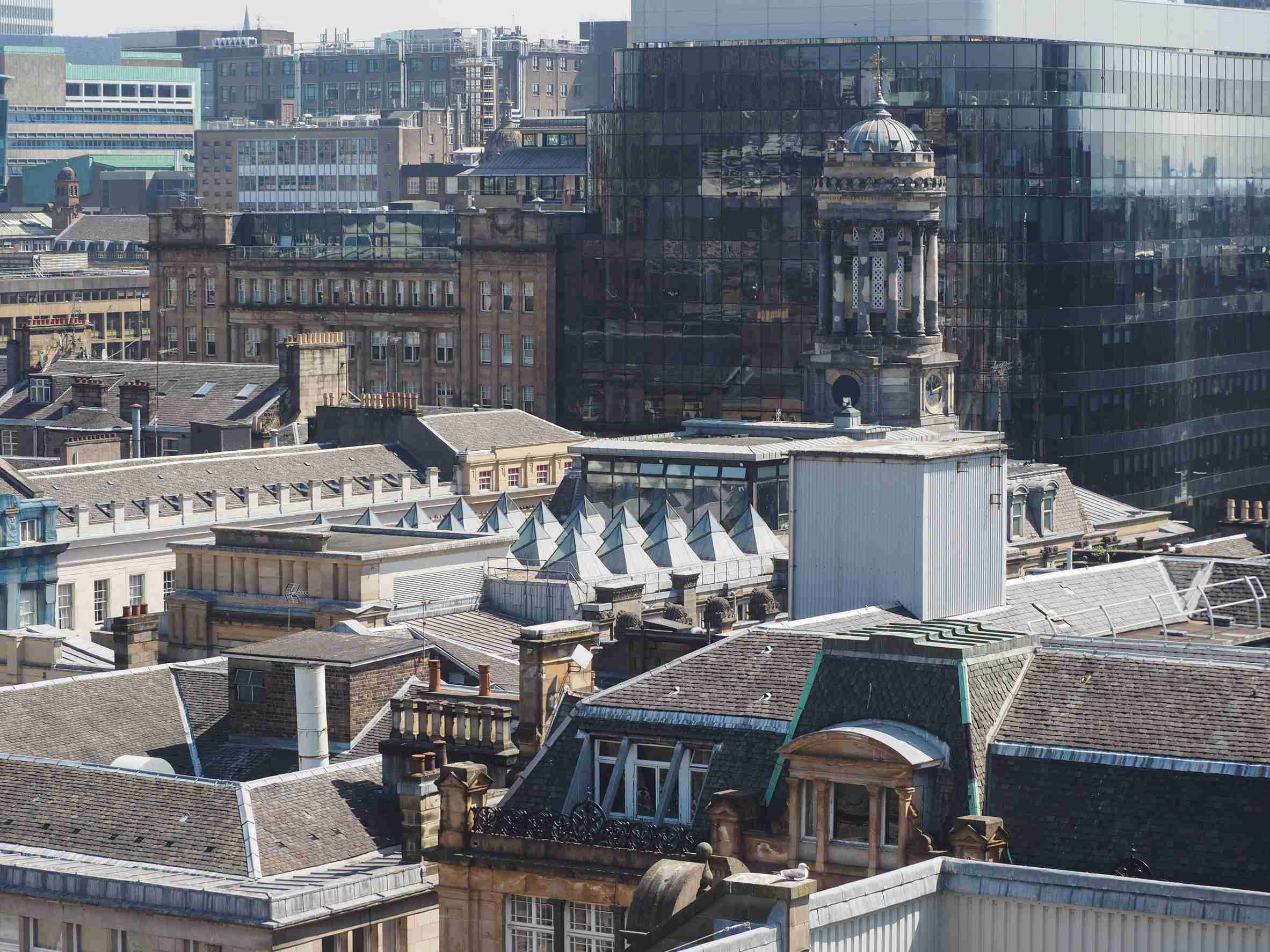 Glasgow city skyline